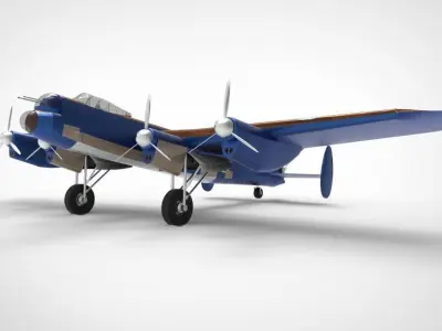 Avro Lancaster 3D model