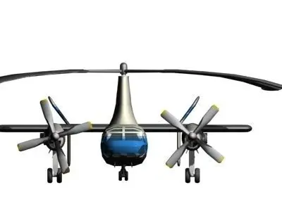 Fairey Rotodyne 3D Model 3D model