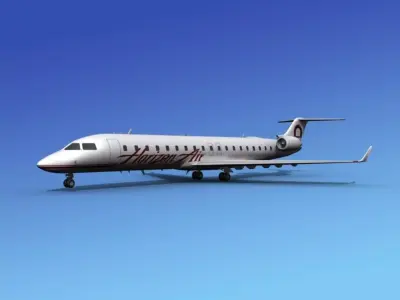 Bombardier CRJ700 Horizon 3D model