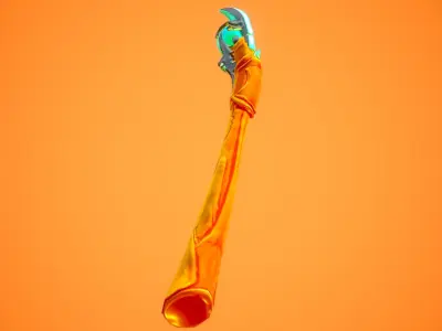Stylized Loki Staff Free low-poly 3D model