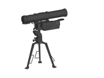  9M133 Kornet portable anti-tank guided missile  3D model