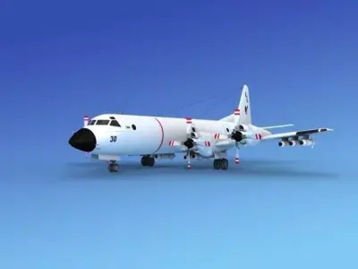 Lockheed P-3 Orion USN5 3D model