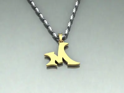 Pendant M-m1 3D print model