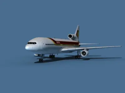 Lockheed L-1011-50 Iberia 3D model