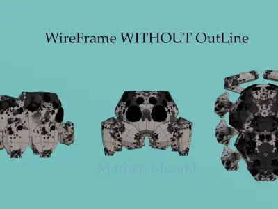 Low Poly Cartoon Cute Spider Low-poly 3D model