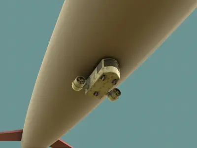 zeppelin  Low-poly 3D model