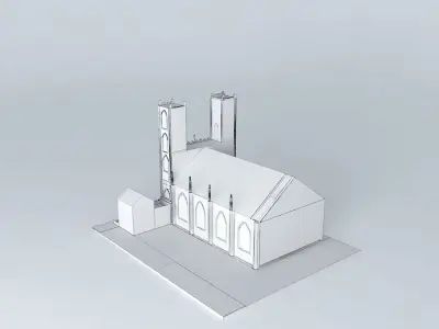 NOTRE DAME BASILICA. Free 3D model
