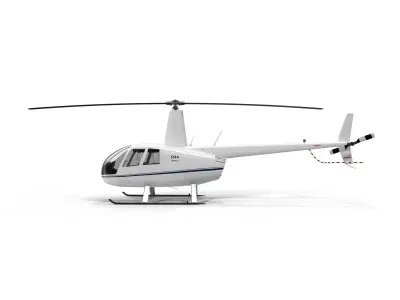Robinson R44 Helicopter  3D model