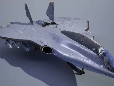 Sci-fi Multi-purpose Spacefighter 3D model