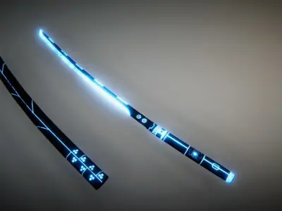 UKit KatanaSaya Low-poly 3D model