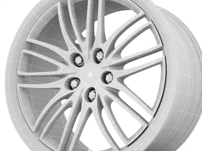 Alutec wheel rims 3D model