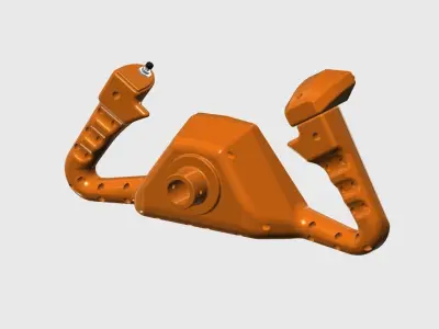 Editable Beechcraft King Air Yoke V1 3D print model