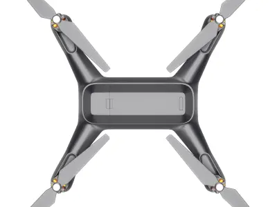 3DR solo quadcopter drone 3d model vray 3D model