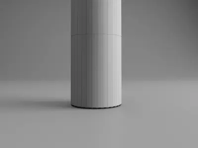 Classy Black and White Vase Free 3D model