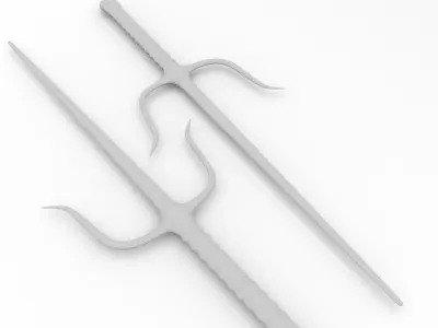 Japanese Sai 3D model