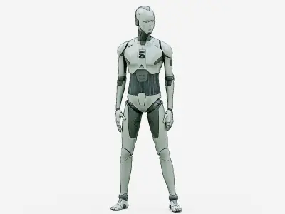 i-HOMO 05  Rigged for Unreal Engine - Unity - MIXAMO 3D model