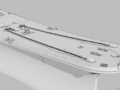 BATTLESHIP YAMATO 3D model