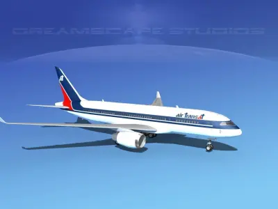Boeing 787-8 Air Transat 3D model