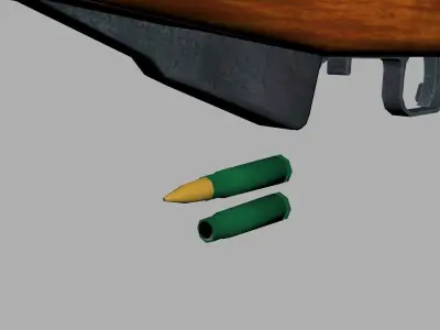 Chinese Type 56 SKS Rifle 3D model
