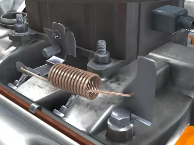 engine 3d model 3D model