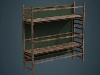 Scaffold 3A Low-poly 3D model