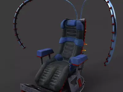Sci fi armchair 3D model