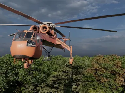 Sikorsky Chopper 3D model