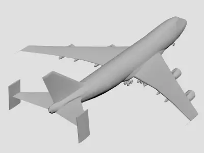 Airplane boeing 3D model
