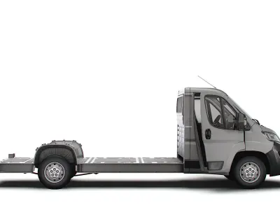 Citroen Jumper 3540 L4 PlatformCab HQInterior 2023 3D model