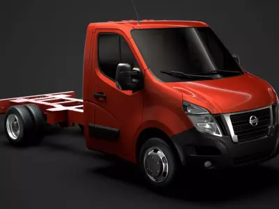 Nissan NV400 SingleCab DW E20 Chassis 2020 3D model