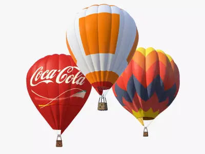 Air Balloon Set 2 3D model