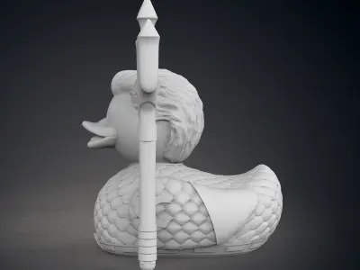 Cute Aquaman Rubber Duck 3D print model