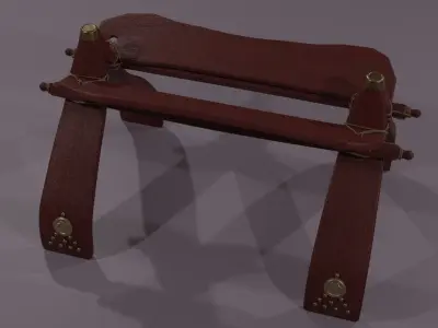 Egyptian stool Free 3D model