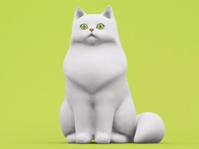 Persian Cat 3D model