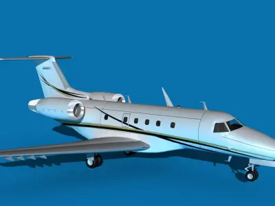 Embraer Praetor 500 V06 3D model