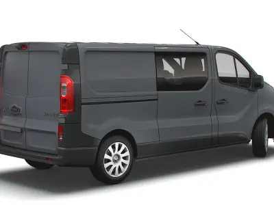 Renault Trafic Combi LWB 2021 3D model