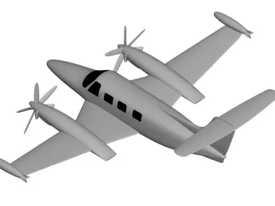 Piper PA-42 Cheyenne 3D model