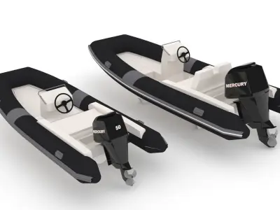 Northstar Tender Boat model 550 - 460 3D model