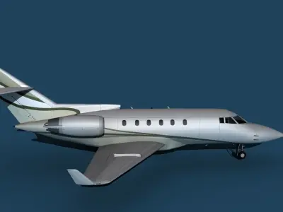 Hawker Siddley 800SR V10 3D model