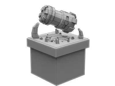 Plasma Cell Low-poly 3D model