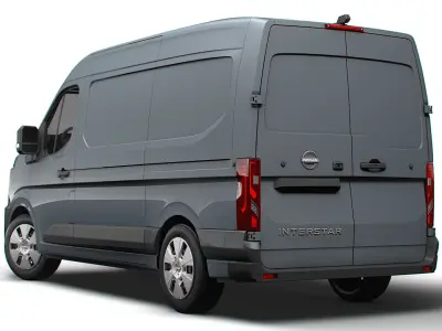 Nissan Interstar High Roof Van L2H2 2024 3D model