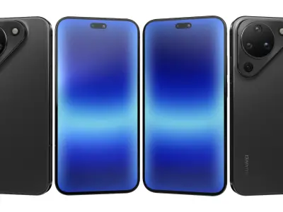 Huawei Pura 90 All Colors 3D model purchase