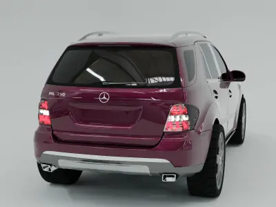  Mercedes ML 3D model Free 3D model