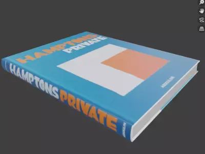 Hamptons Private Book 3D model
