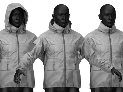 PCU L5 JACKET Low-poly 3D model