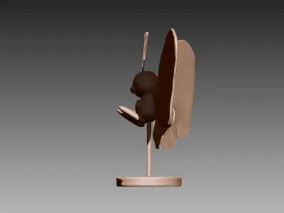 Butterfree flying Pokemon OBJ STL 3D print model