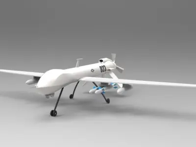 The MQ-1 Predator 3D model