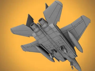 F-15 EAGLE SCALE 1-72 PRINTABLE STL FILES 3D print model
