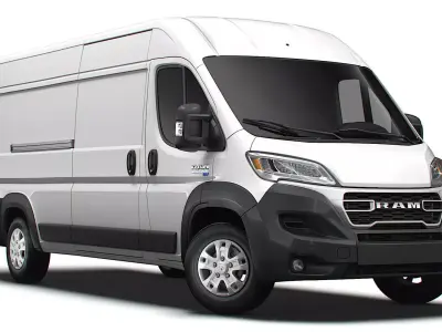 Ram ProMaster EV Cargo Van L4H2 2024 3D model