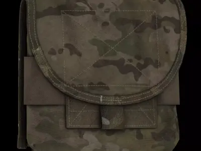 Paraclete Barret 50 Cal Pouch Low-poly 3D model